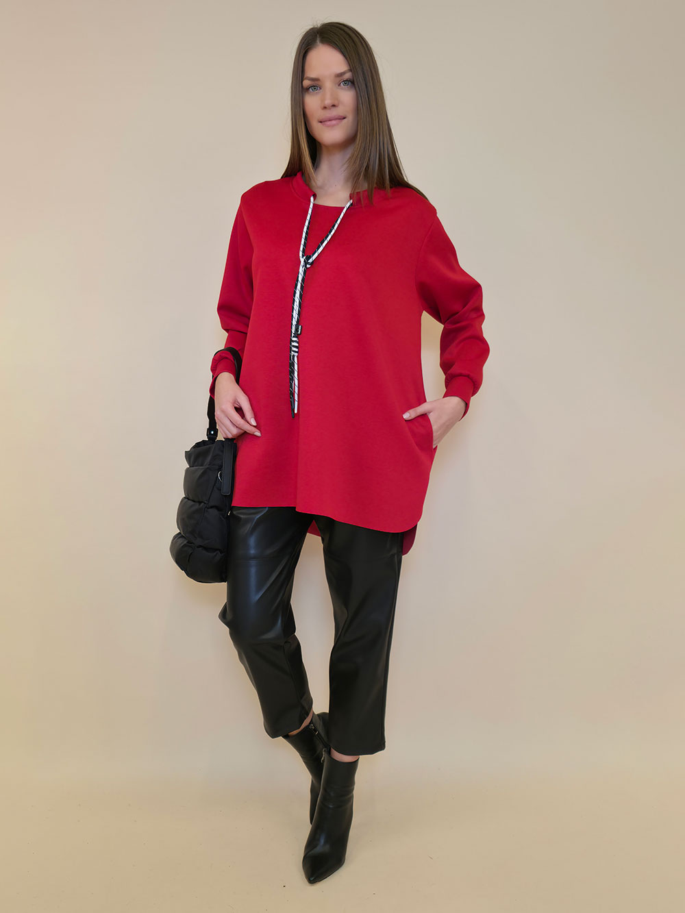 Tunika 48 Reno - jersey UN tunel vezice - red