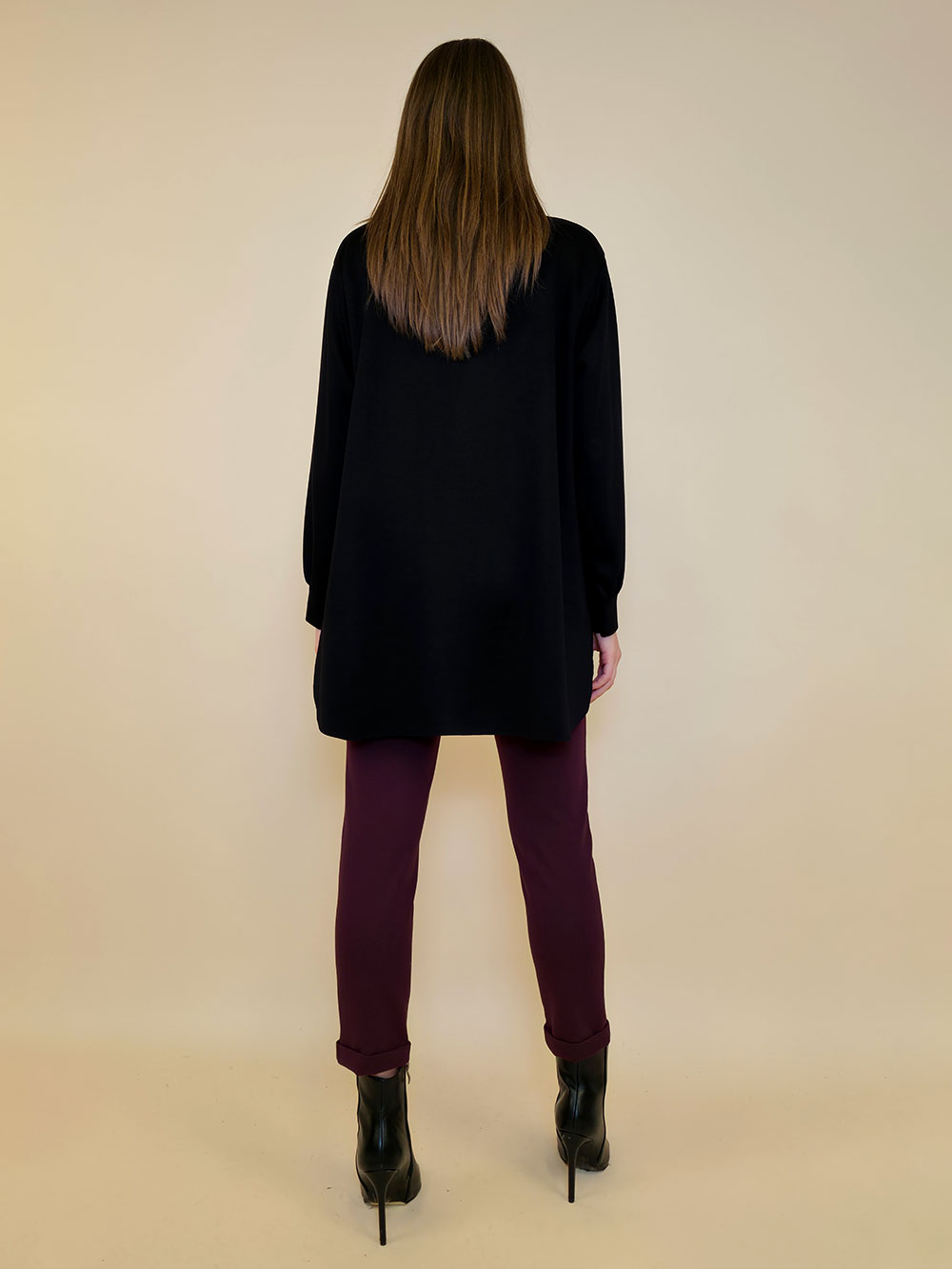 Tunika 48 Reno - jersey UN tunel vezice - black