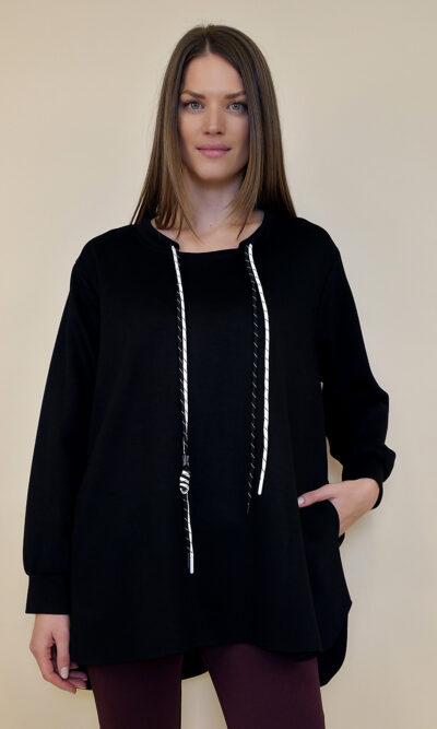 Tunika 48 Reno - jersey UN tunel vezice - black