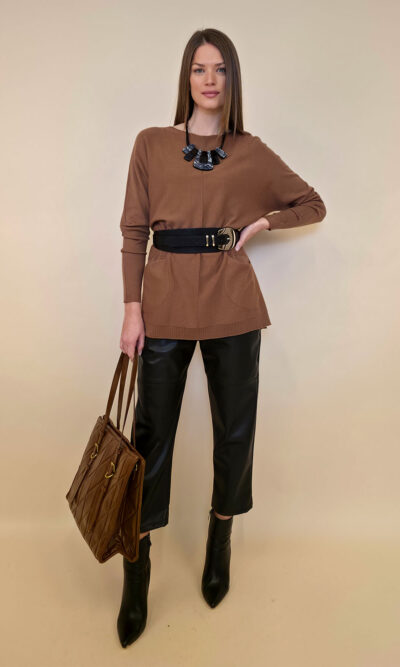 Pulover 58 Bowill - plt UN - camel