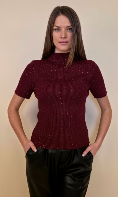 Majica 56 Rico - burgundy