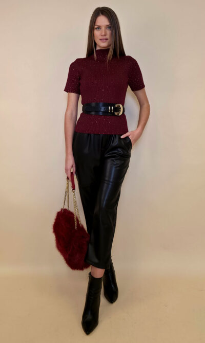 Majica 56 Rico - burgundy