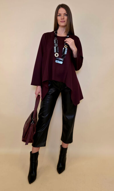 Tunika 52 Hartman - felpato UN - burgundy