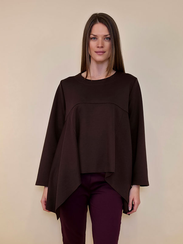 Tunika 52 Hartman - felpato UN - coffee