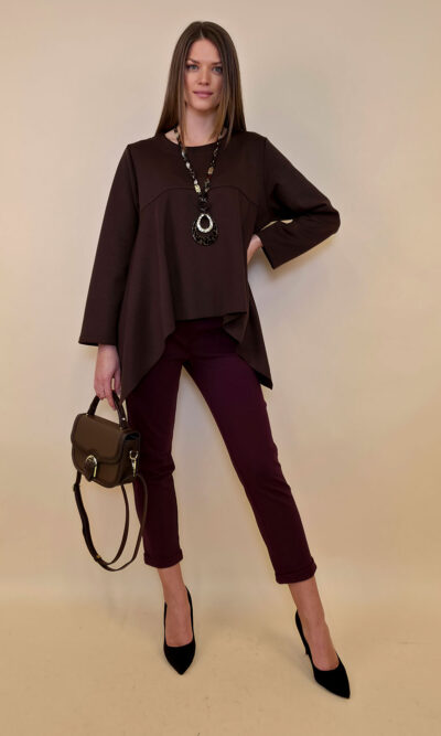 Tunika 52 Hartman - felpato UN - coffee