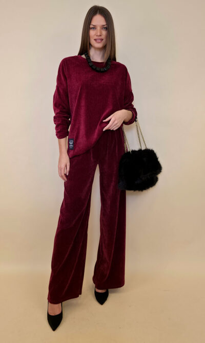 Majica 34 Maywood - burgundy