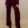 Hlače 44 Herman - burgundy