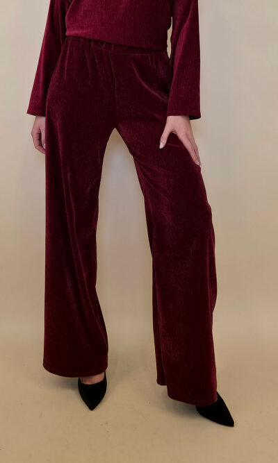 Hlače 44 Herman - burgundy