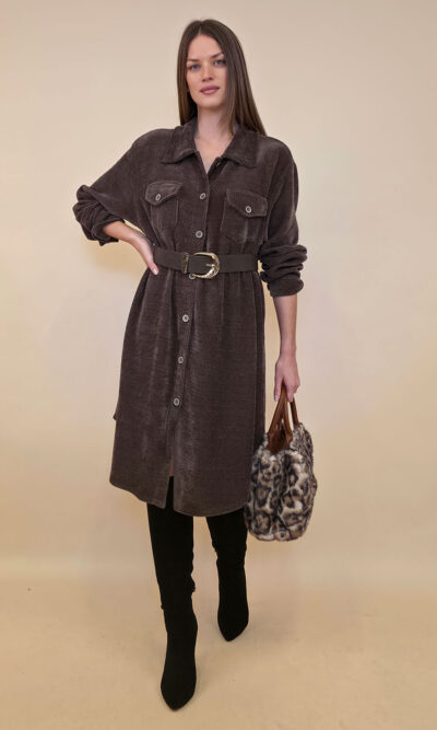 Haljina 60 Black Falls - coffee