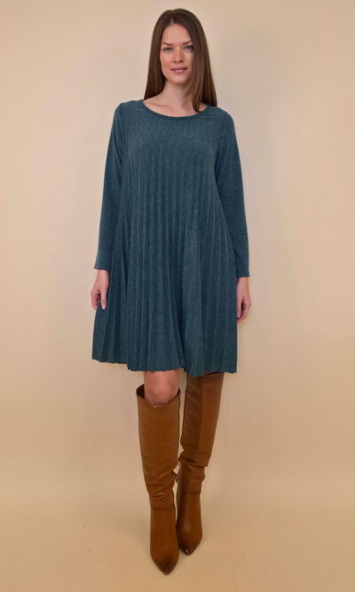 Haljina 40 Salem - jersey plisse UN - ottanio