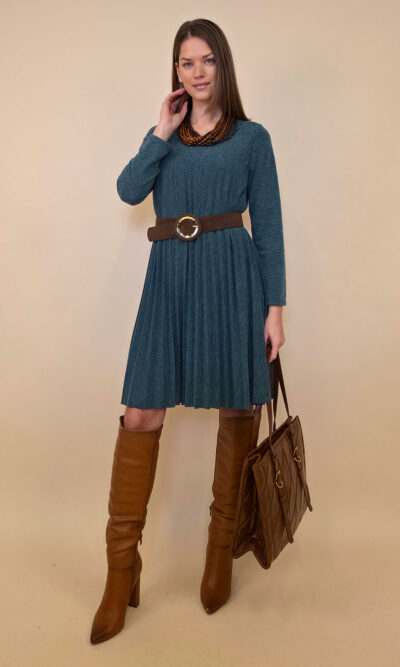 Haljina 40 Salem - jersey plisse UN - ottanio