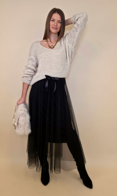 Suknja 47 Layton - till UN - black