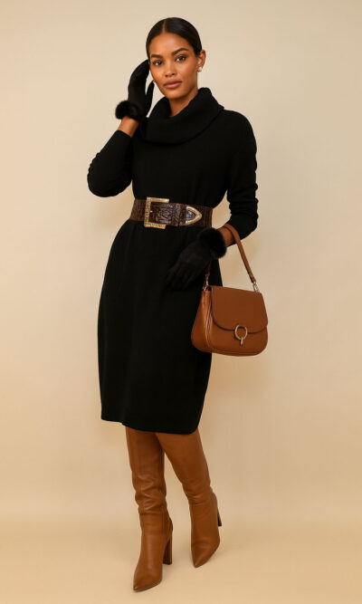 Haljina 64 Idaho - plt Off shoulder UN - black