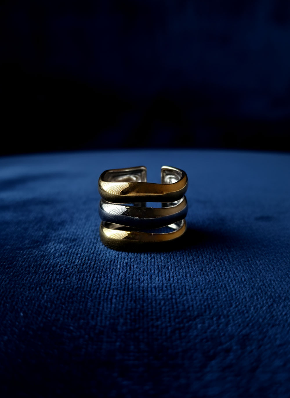 Prsten 17 - gold/silver