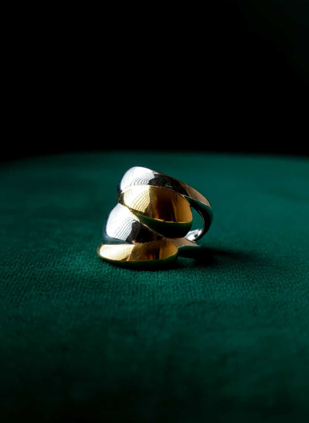 Prsten 17 - gold/silver