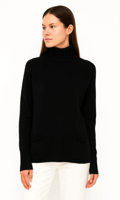 Pulover 55 Armagosa - plt UN dolčevita - black