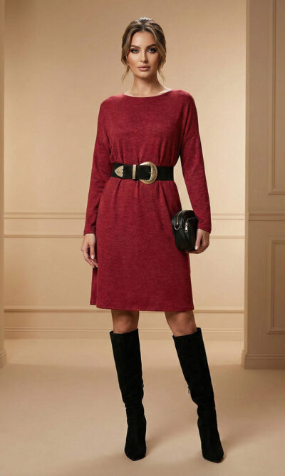 Haljina 48 Pocatello - indian red