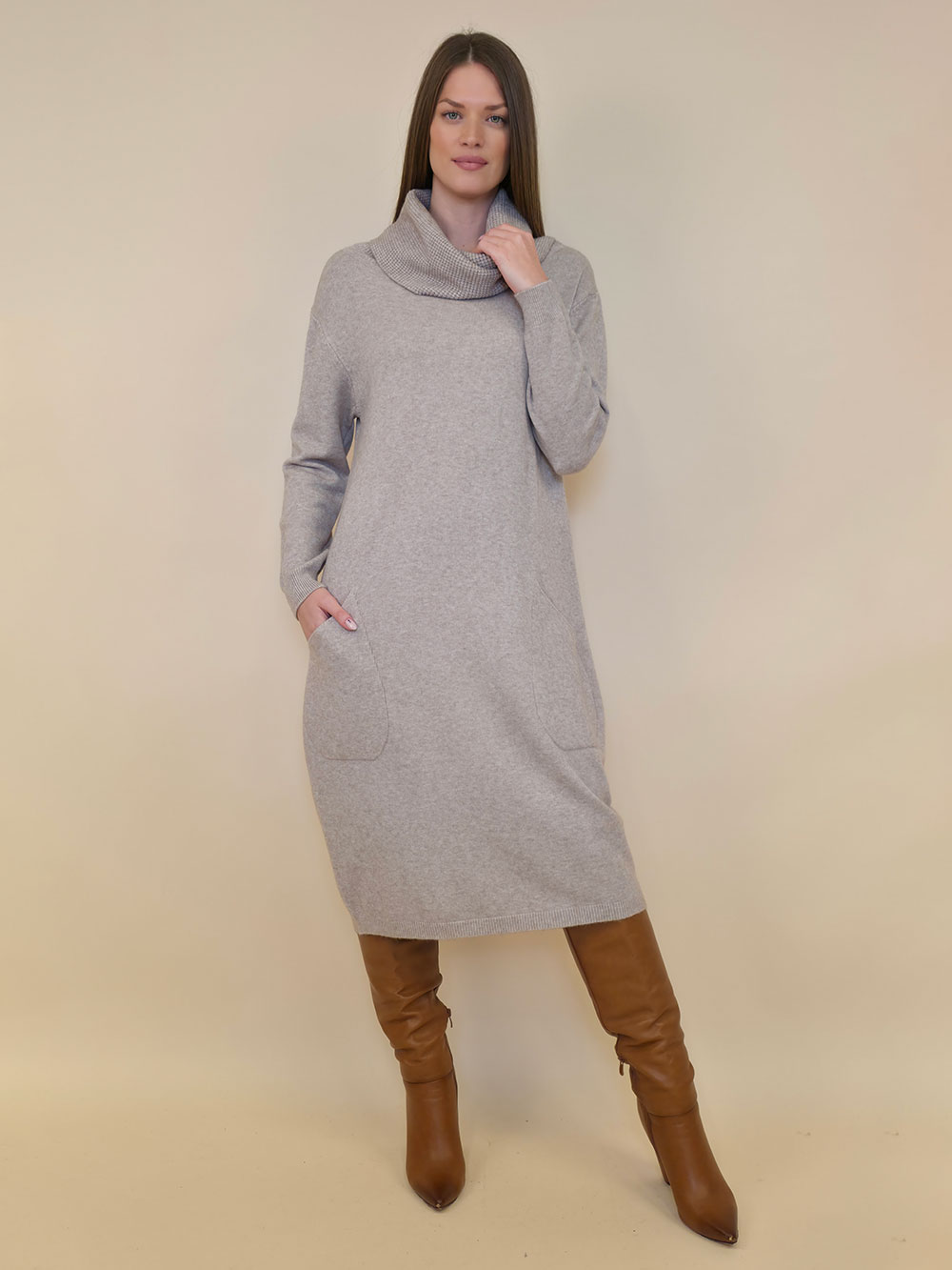 Haljina 64 Idaho - plt Off shoulder UN - fango