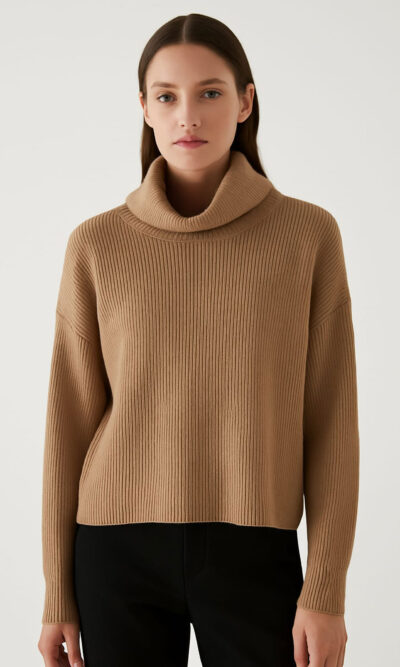 Pulover 52 Merino - plt UN - camel