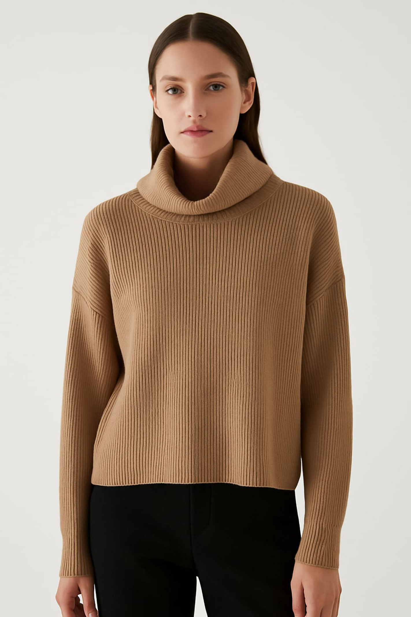 Pulover 52 Merino - plt UN - camel