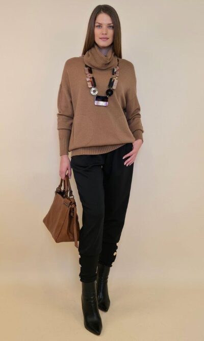 Pulover 64 Nampa - camel