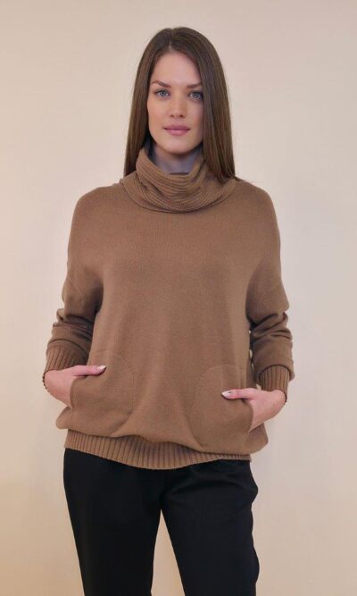 Pulover 64 Nampa - camel