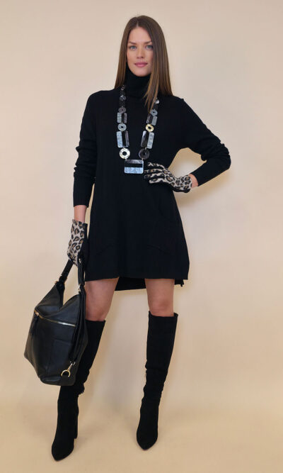 Haljina 64 Utah - plt UN - black