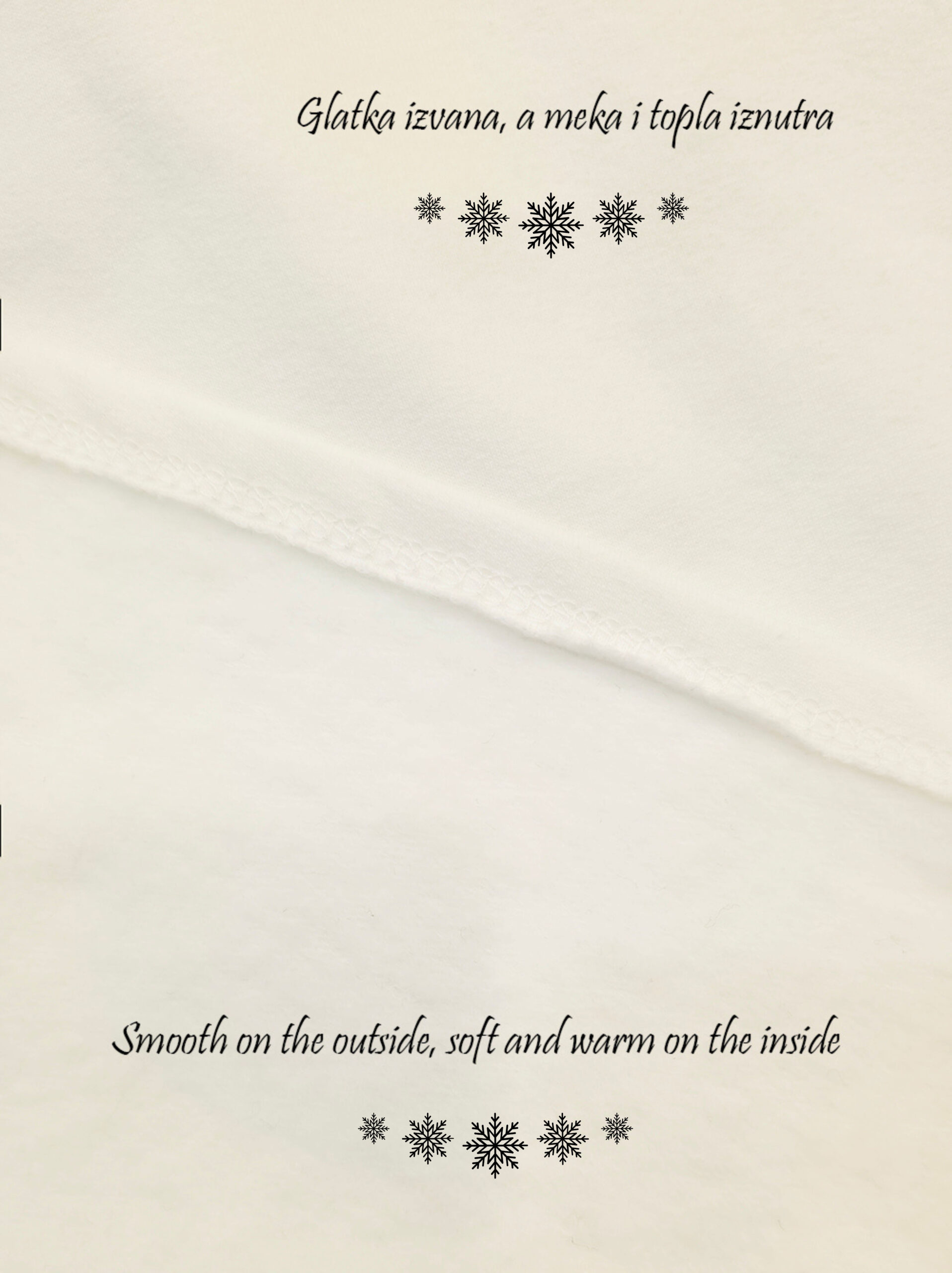 Haljina 48 El Hood deblja winter felpa - panna - Slika 4