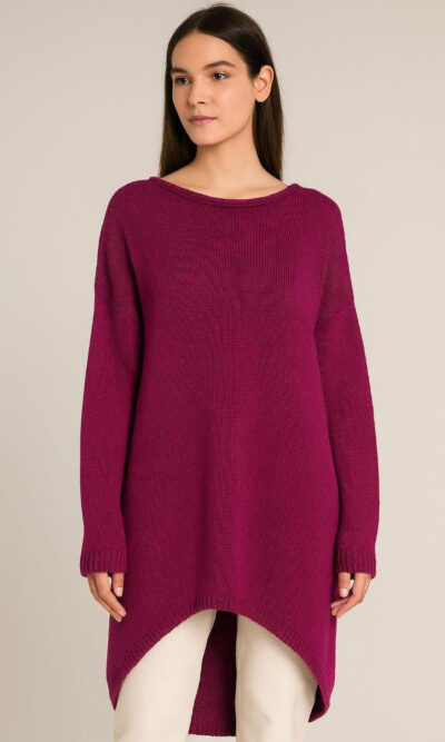 Pulover 52 Arete - plt UN - amarena