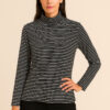 Dolčevita 40 Amery - jersey stripe - black