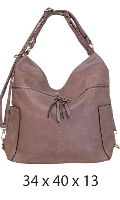 Torba 34 - big side pockets - pink