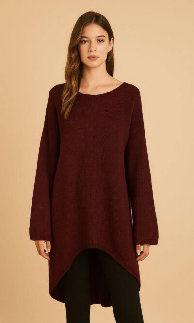 Pulover 52 Arete - plt UN - bordo