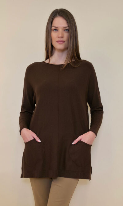 Pulover 58 Bowill - plt UN - brown