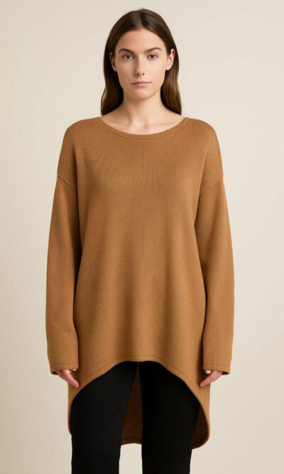 Pulover 52 Arete - plt UN - camel