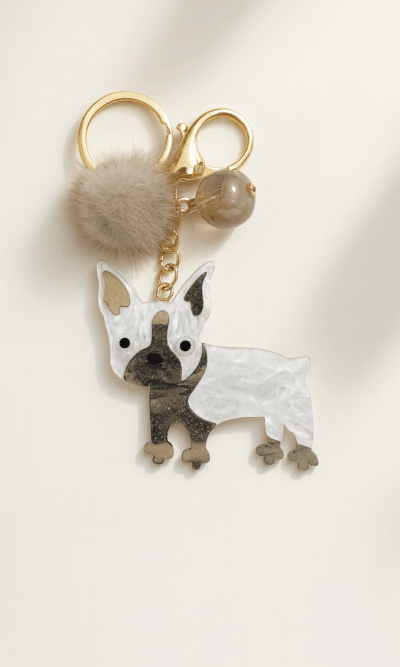 Privjesak 28 - L Boston Terrier - white