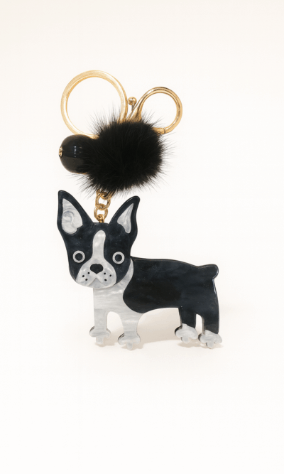 Privjesak 28 - L Boston Terrier - black&white