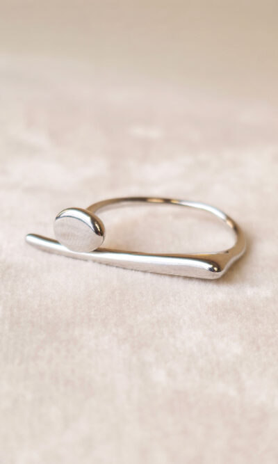 Prsten 13 - L.s.steel Geometry ring - silver