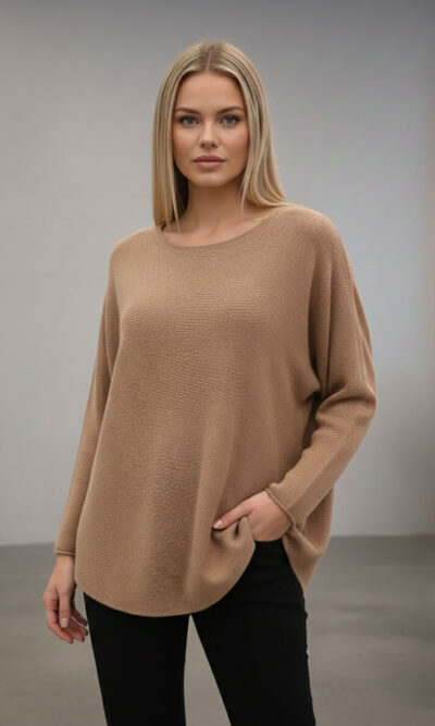 Pulover 56 Medina - camel