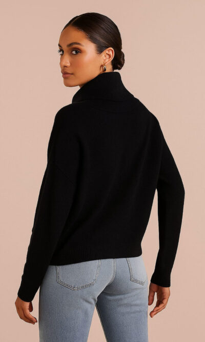 Pulover 52 Merino - plt UN - black