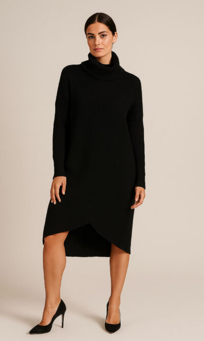 Haljina 64 Nevada - plt dolčevita UN - black