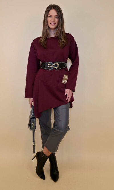 Tunika 50 Wiggins - burgundy
