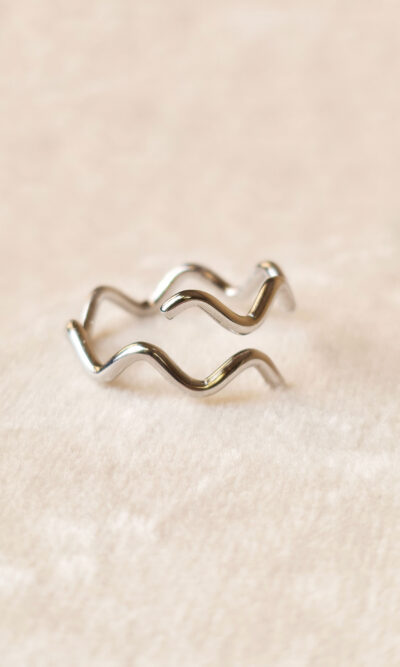 Prsten 11 - L.s.steel Wavy - silver