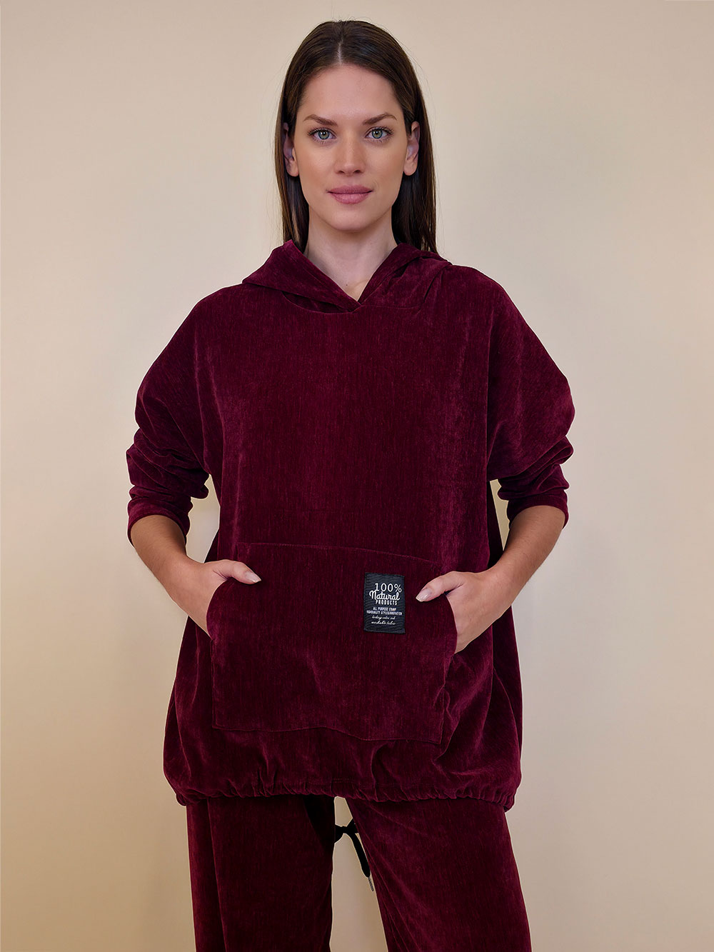 Majica 52 Oconto - burgundy