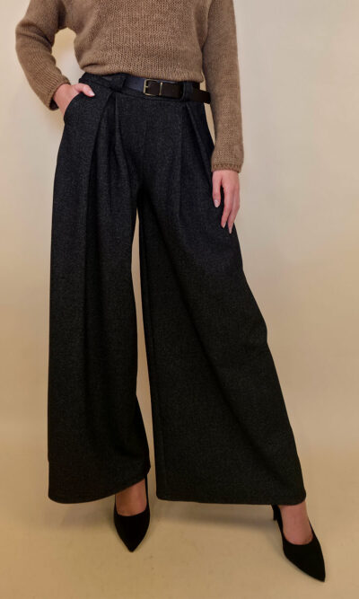 Hlače+remen 63 Herriman - black