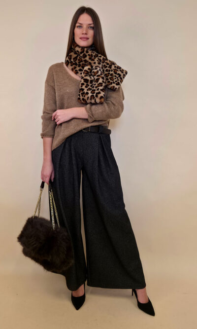 Hlače+remen 63 Herriman - black