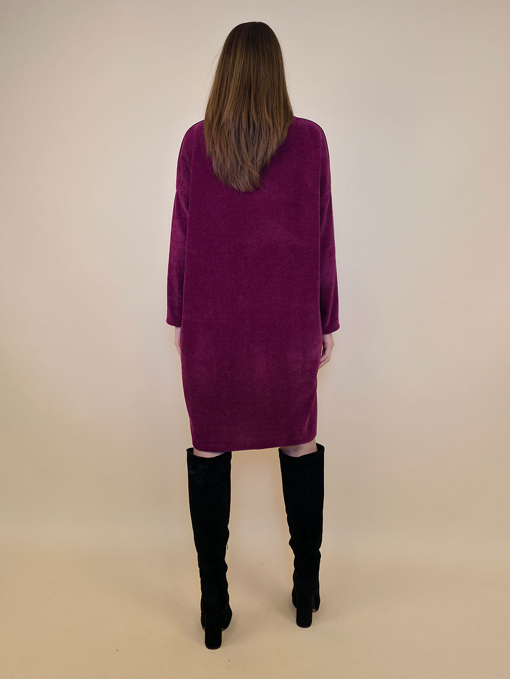 Haljina+remen 72 Elwood - ciniglia UN - amarena