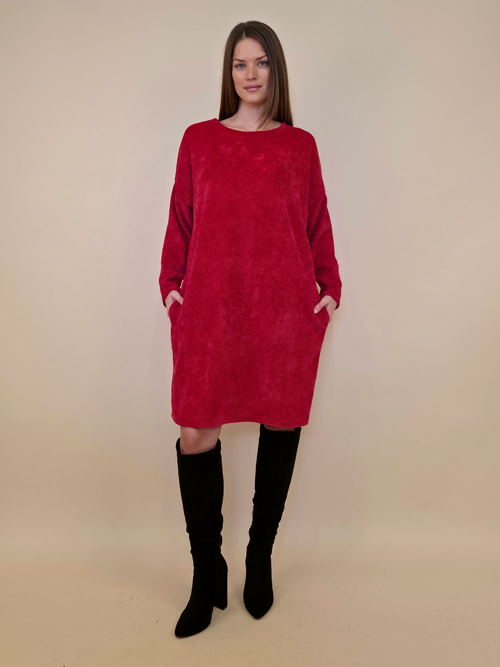 Haljina+remen 72 Elwood - ciniglia UN - red