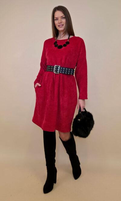 Haljina+remen 72 Elwood - ciniglia UN - red