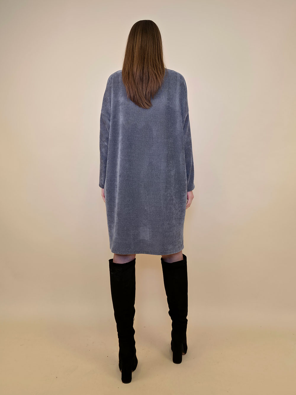 Haljina+remen 72 Elwood chenille - grey - Slika 3