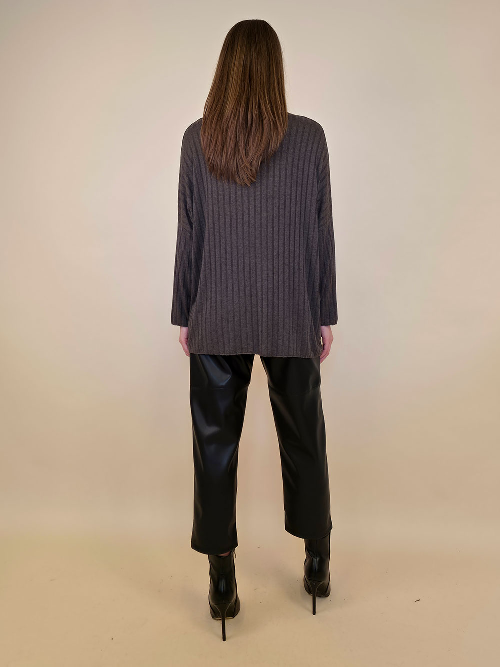 Majica+šal 46 Corinne - brown